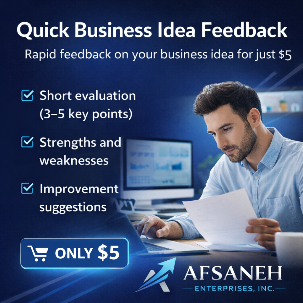 Quick Business Idea Feedback