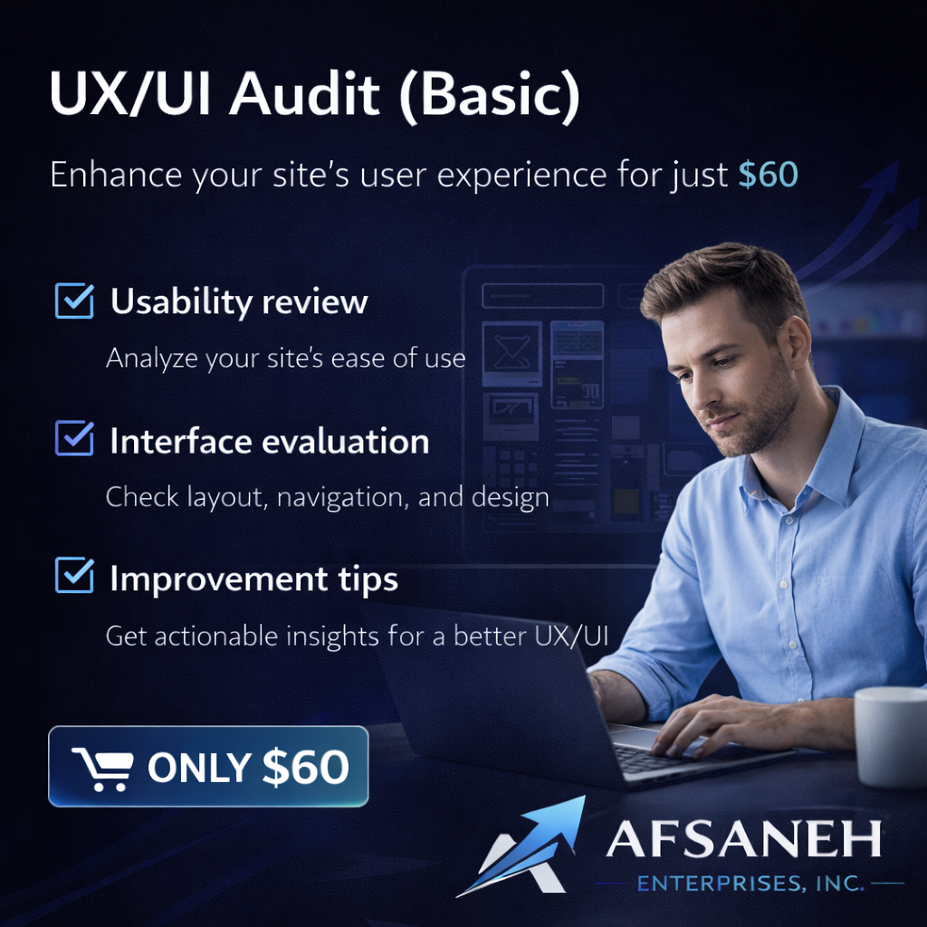 UX/UI Audit (Basic)