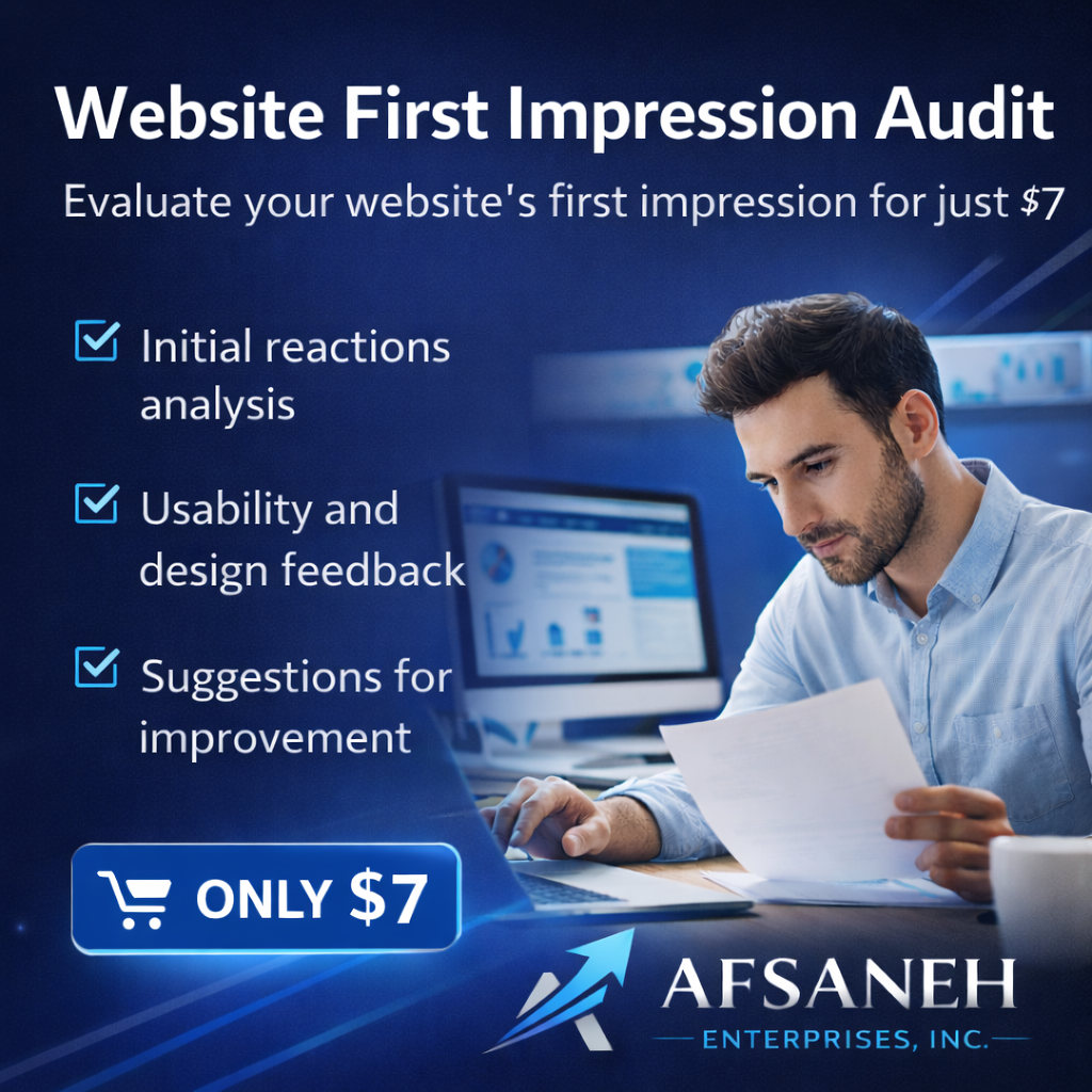 Website First Impression Audit